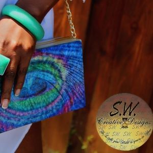 S.W. Creative Designs Mrs. Peacock Designer Clutch